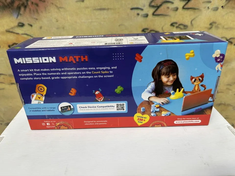 Pre-loved PlayShifu Plugo Count Mission Math AR Kit box