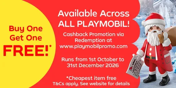 Playmobil Cashback Promotion Details and Guidelines with Santa figure