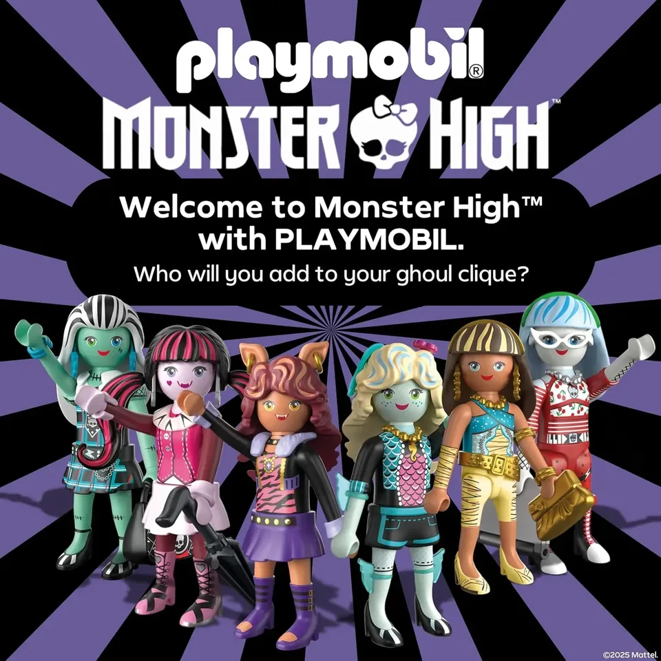 Playmobil Monster High Figures and Ghoul Clique Line