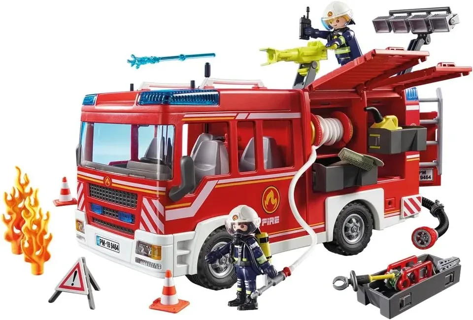 Playmobil City Action Fire Engine with Lights & Sound 9464
