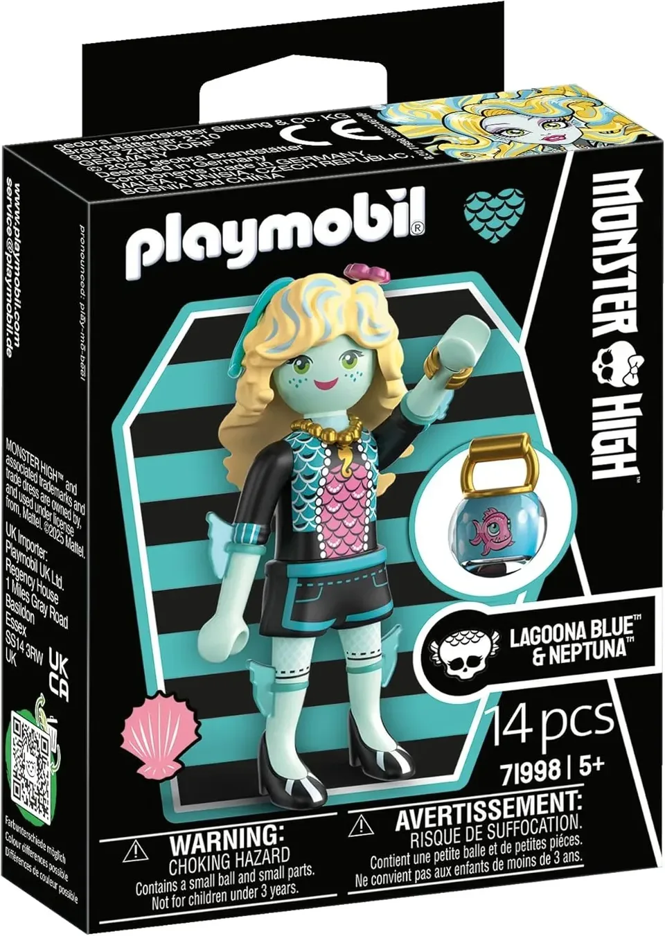 Playmobil 71998 Monster High Lagoona Blue Figure Set