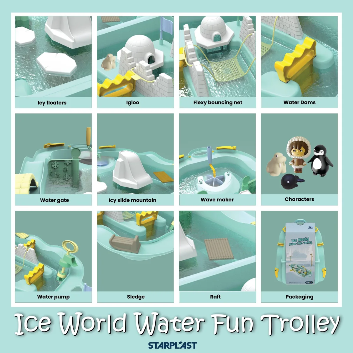 Starplast Water Fun Trolleys: Sensory Play on the Go!