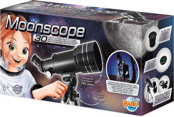 MoonScope - 30 Activities Telescope with Smartphone Holder