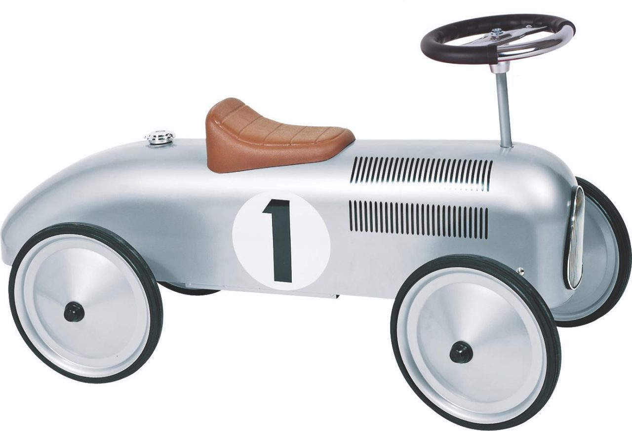 Ride-on vehicle silver 1