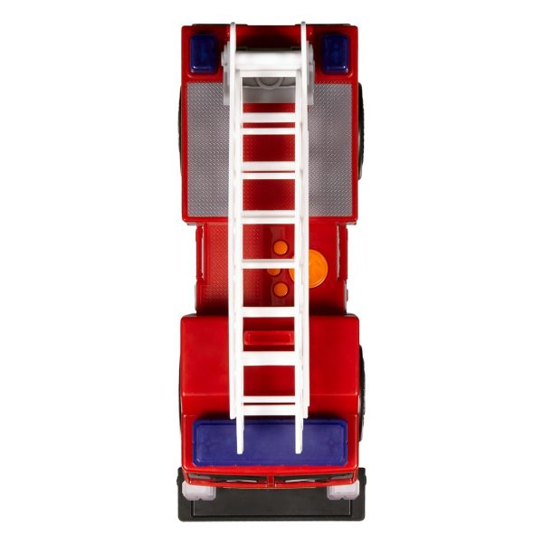 Nikko UK Rush and Rescue 12" - 30 cm Fire Truck. Top down view of the product.