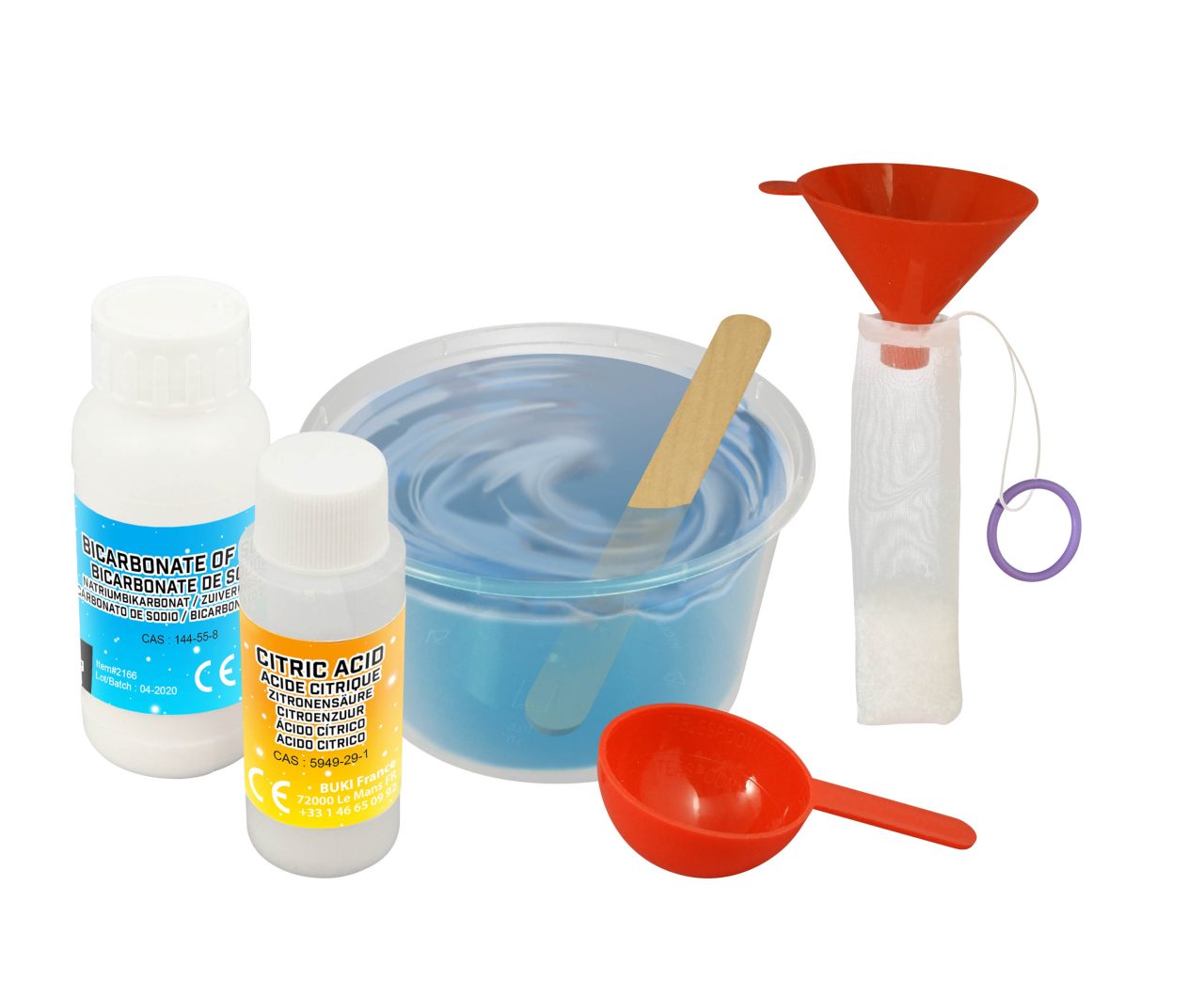 Buki Toys - Rocket Science product. Chemicals and liquids for rocket science.