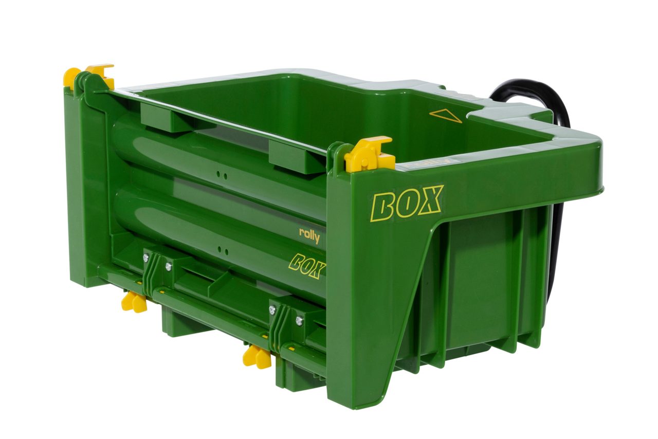 Rolly Trailers JD Box Green (Ages 3 - 10) - Vibrant Green Toy Trailer for Kids.