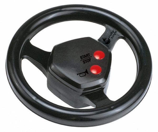 Rolly Accessories Electronic Steering Wheel (Ages 3-10) - An image of the electronic steering wheel.