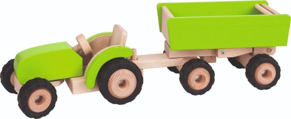 Tractor with Trailer (Green)