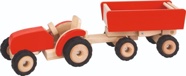 Tractor with Trailer (Red)