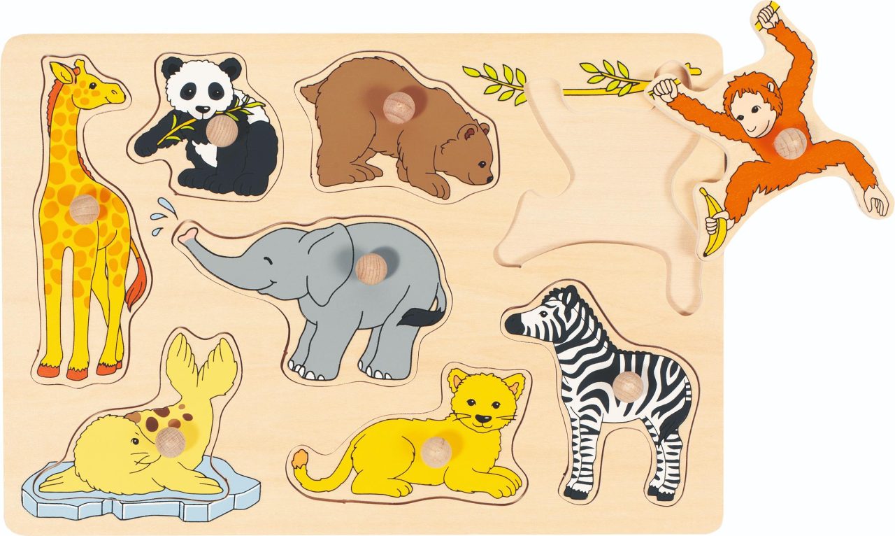 Wild baby animals, lift-out puzzle 1