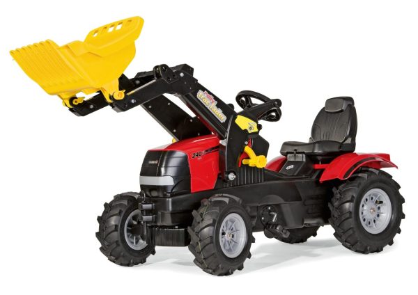 Case Puma CVX 255 Tractor with Frontloader & Pneumatic Tyres. Image displaying toy tractor, with front loader.
