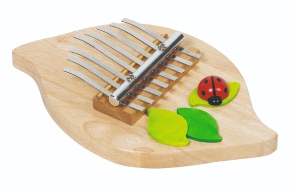 Thumb Piano, (Ladybird)(Age 3+) - A charming ladybird-themed thumb piano for musical exploration.