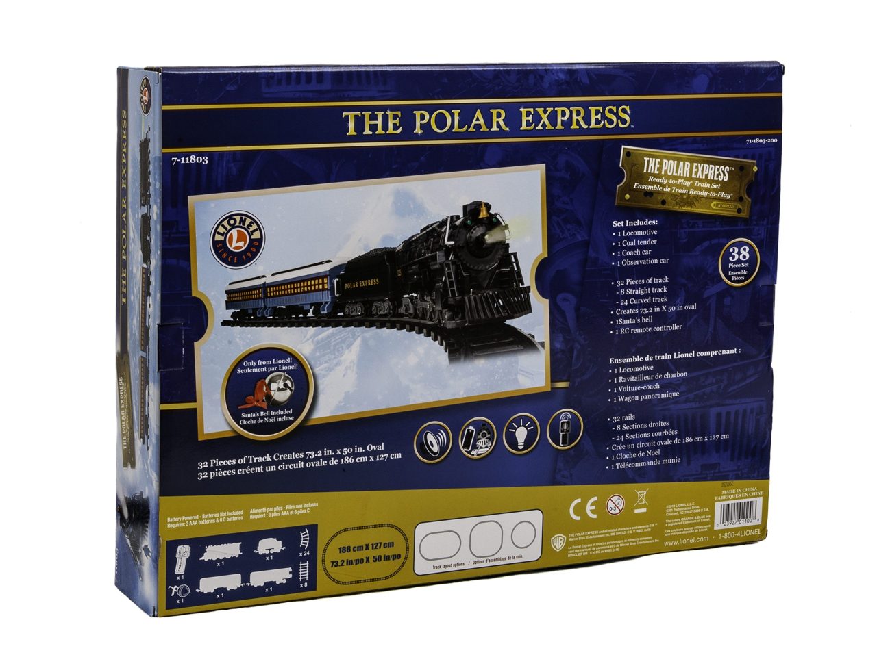 The Polar Express 37-piece Remote Controlled Train Set