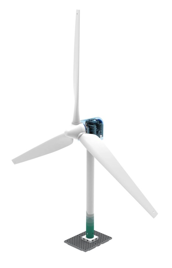 Buki Toys Wind Turbine - 90cm educational wind turbine for kids with assembly diagrams.