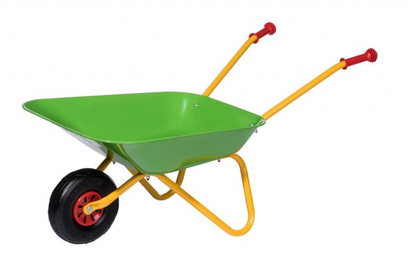 Rolly Wheelbarrow (Green Metal) - Ages 2+ (product image)