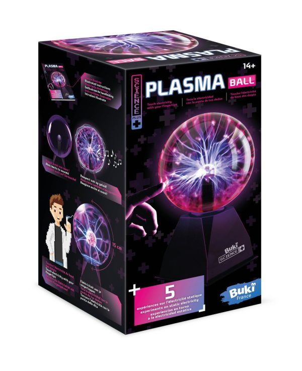 Buki Toys Plasma Ball - A mesmerizing science toy for kids aged 14 and above.