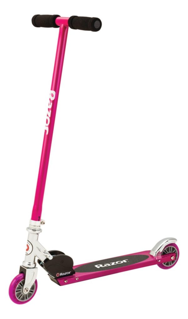 S Sport Scooter - Ages 6+ (Pink) - product image, front view