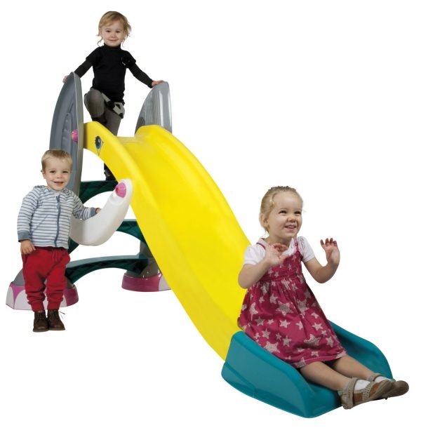Elephant Slide XL. Children playing on the slide.
