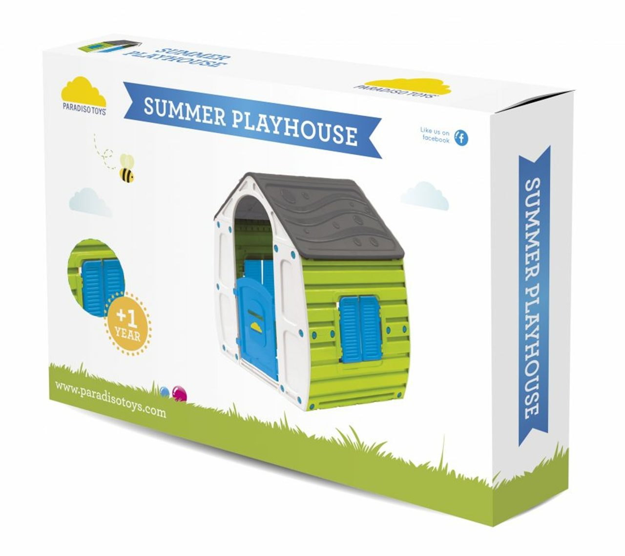 Summer Playhouse. Product image of box.