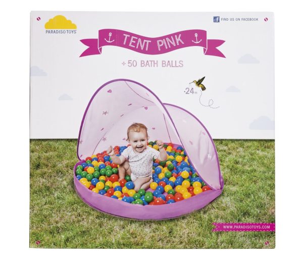 Pink Tent and 50 Balls