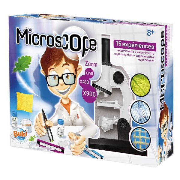 Microscope with Experiments (Age 8+) - Explore the Microscopic World (image of product box)