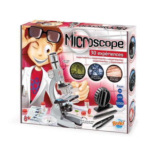 Microscope and Experiments Kit - Explore the World of Science (image of product box)