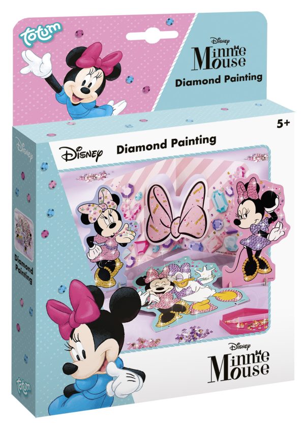 Disney Diamond Painting - Minnie Mouse - Crafting Sparkling Art. Product image of packaging