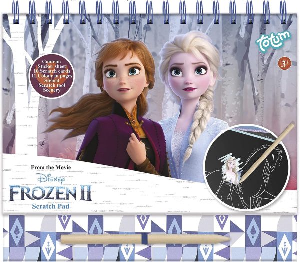 Disney Frozen II - Scratch book. Package image.