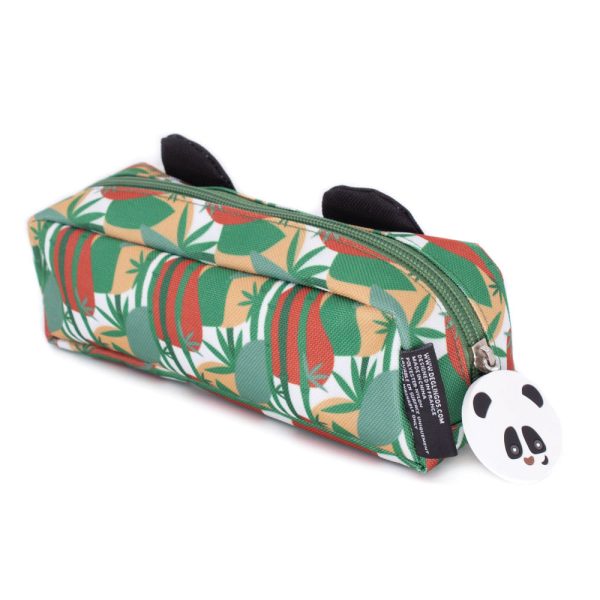 1-ZIP PENCIL CASE ROTOTOS THE PANDA - Eco-friendly pencil case with panda design. (back image)