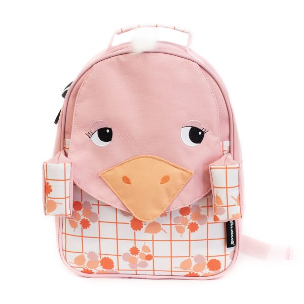32CM SMALL BACKPACK POMELOS THE OSTRICH - Vibrant and Playful Kids' Backpack (front image)