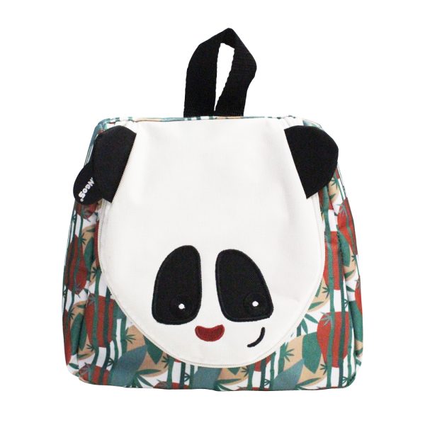 VANITY CASE ROTOTOS THE PANDA - Playful and Practical Vanity Case for Kids on the Go. Front view.