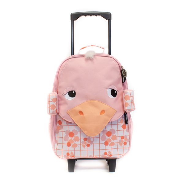 48CM Travel Trolley Pomelos the Ostrich - Durable and Playful Travel Companion for Kids (front image)