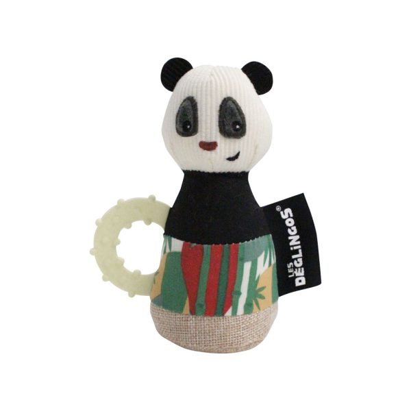 MARACAS ROTOTOS THE PANDA - Early Learning Toy and Teething Ring