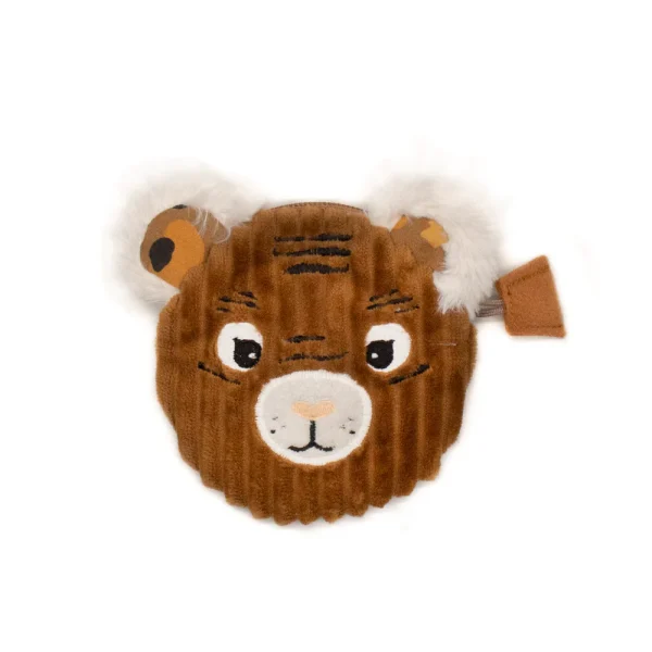 Speculos the tiger coin purse - front image, showing product