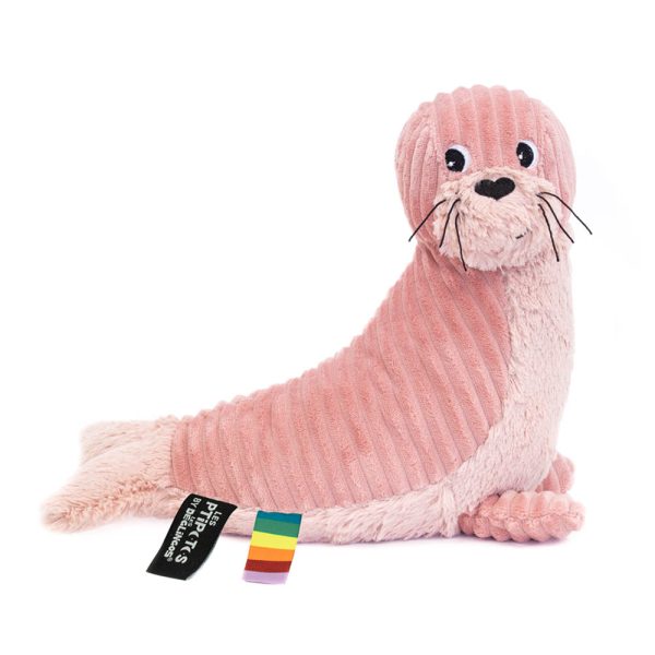 Glissou the Seal Pink Plush Toy