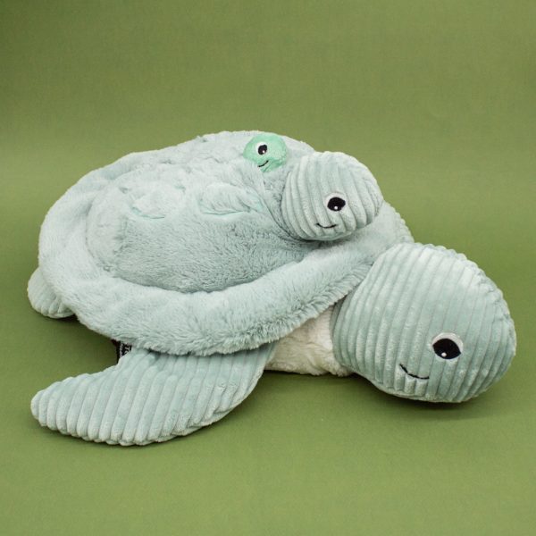 SAUVENOU GIANT TURTLE MINT - Cuddly Plush Toy