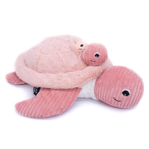 "SAUVENOU GIANT TURTLE PINK - Lovable and Cuddly Toy Companion for Children"