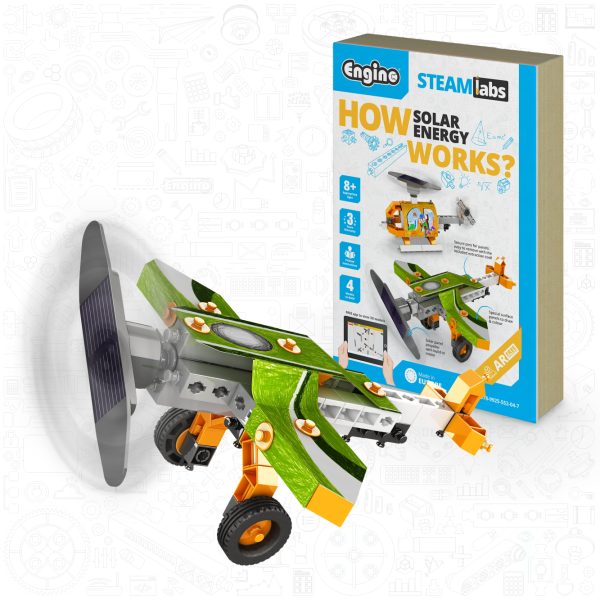 "STEM LABS - How Solar Energy Works Toy" product image with model.