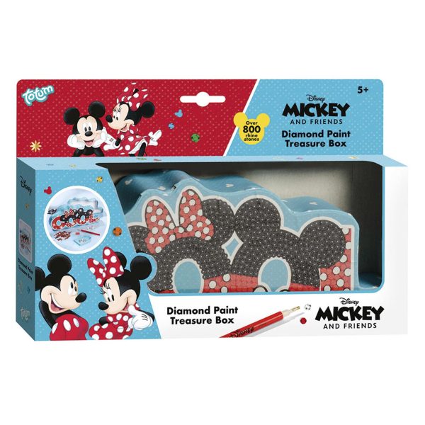 Sparkling Micky and Friends Diamond Painting Treasure Box for Kids