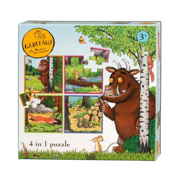 The Gruffalo 4 in 1 Puzzle - Engaging Puzzle Set for Kids