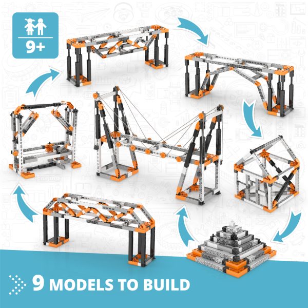 STEM STRUCTURES - Buildings & Bridges Set