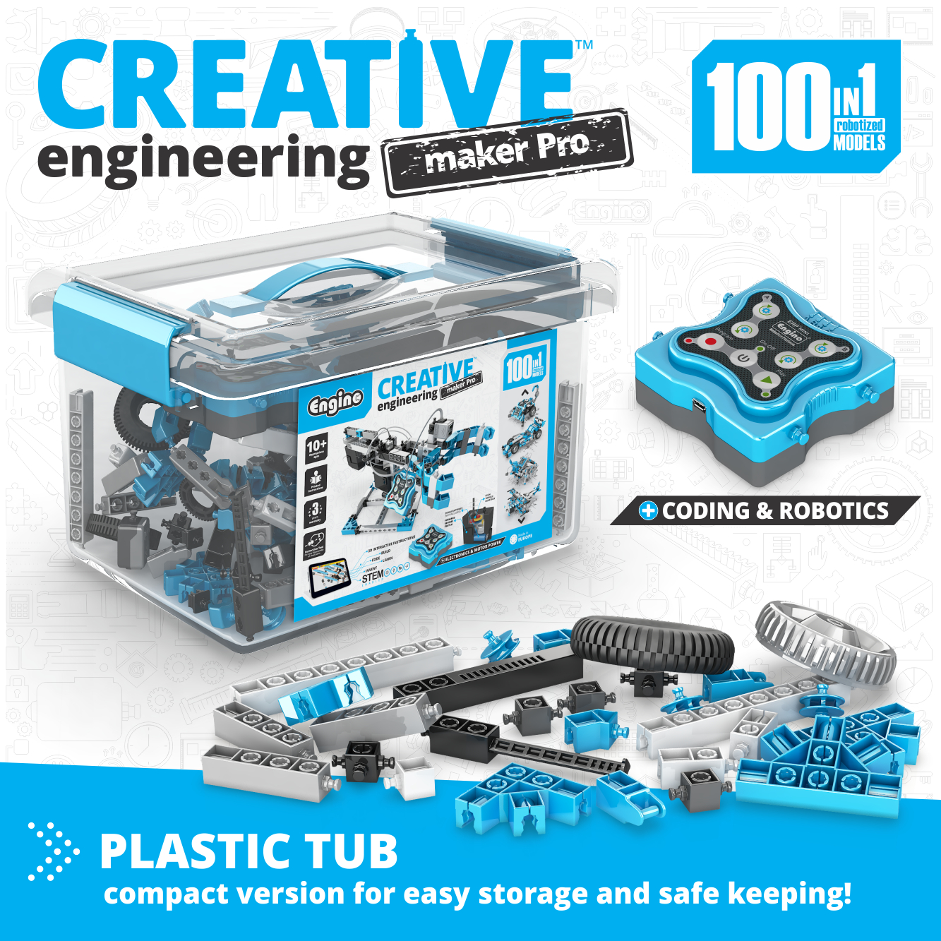 Creative Engineering 100 in 1 Robotized Maker Pro Set