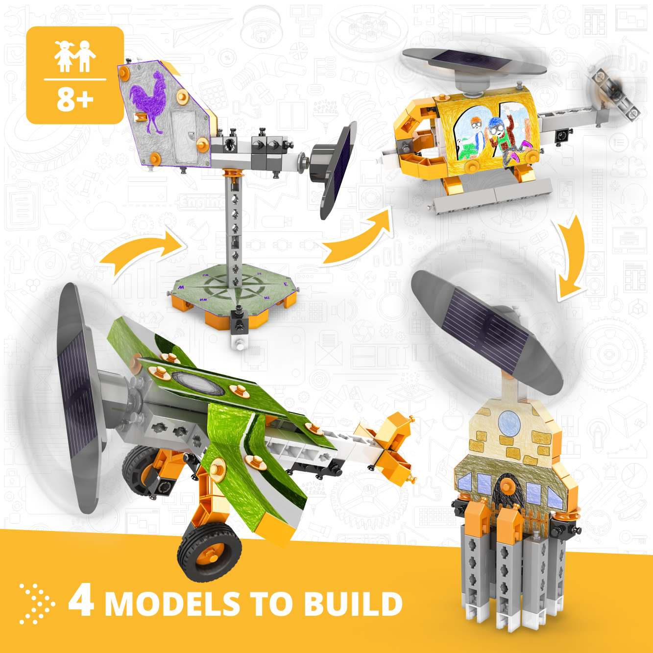 "STEM LABS - How Solar Energy Works Toy" product image with models