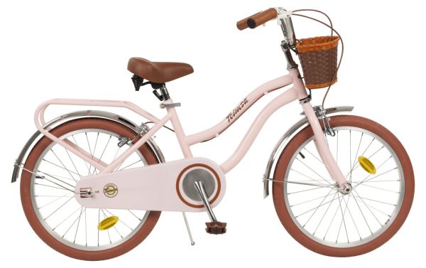 20" Vintage Bicycle in Pink - Classic Children's Bike for Playful Adventures.