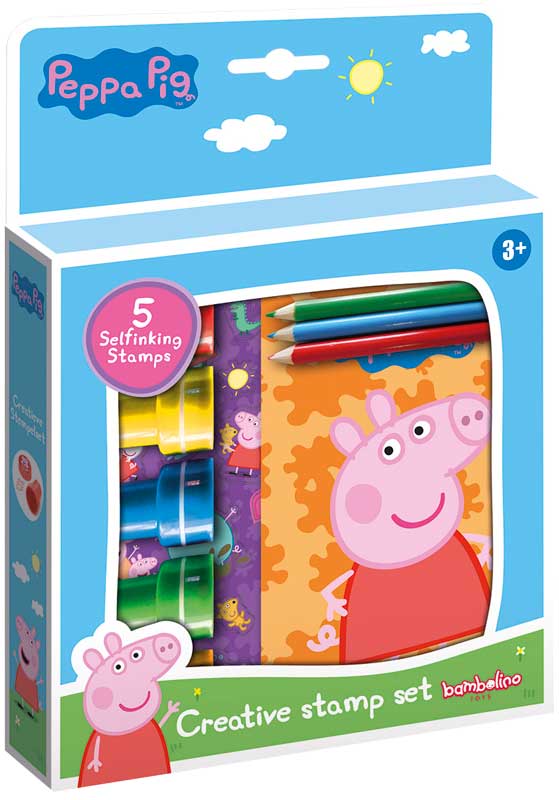 Vibrant Peppa Pig Creative Stamp Set for Kids