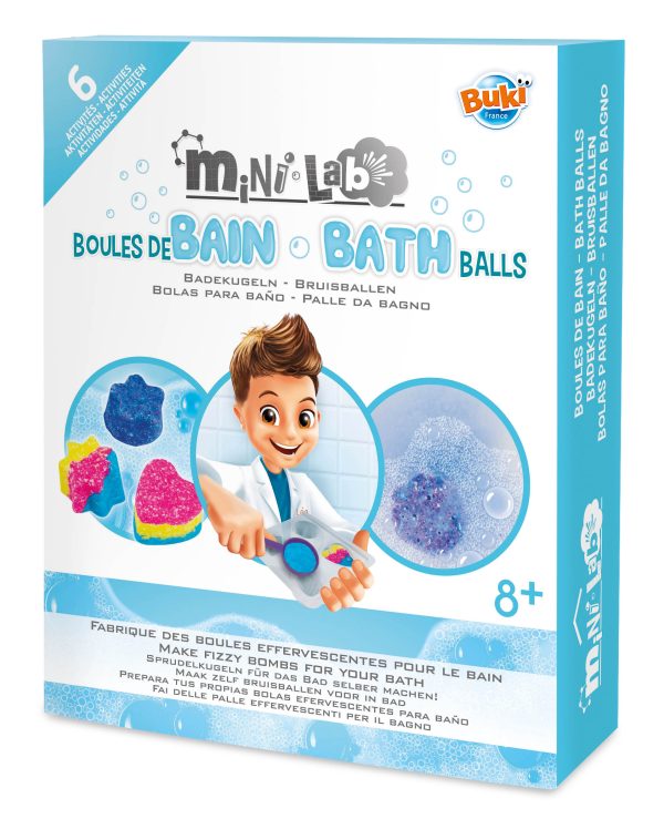 Mini lab Bath Balls - Craft Kit for Making Colourful and Scented Bath Balls