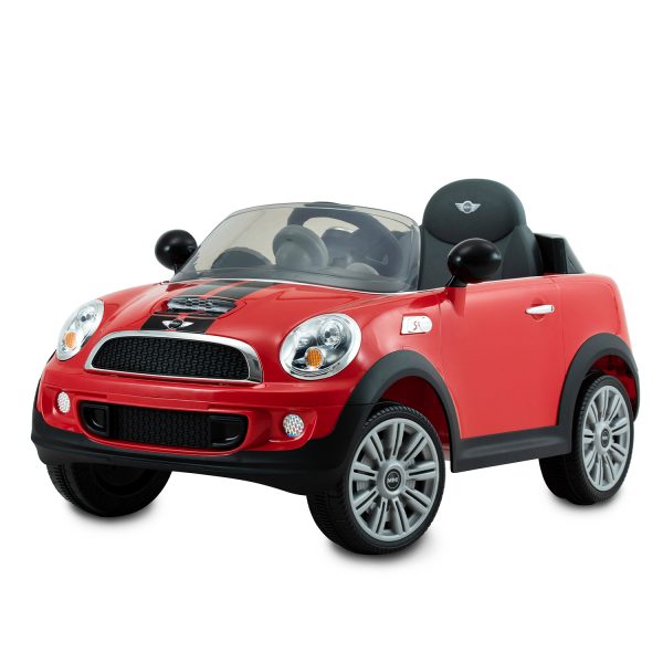 MINI COOPER S ROADSTER 6V + RC (RED). Front view.