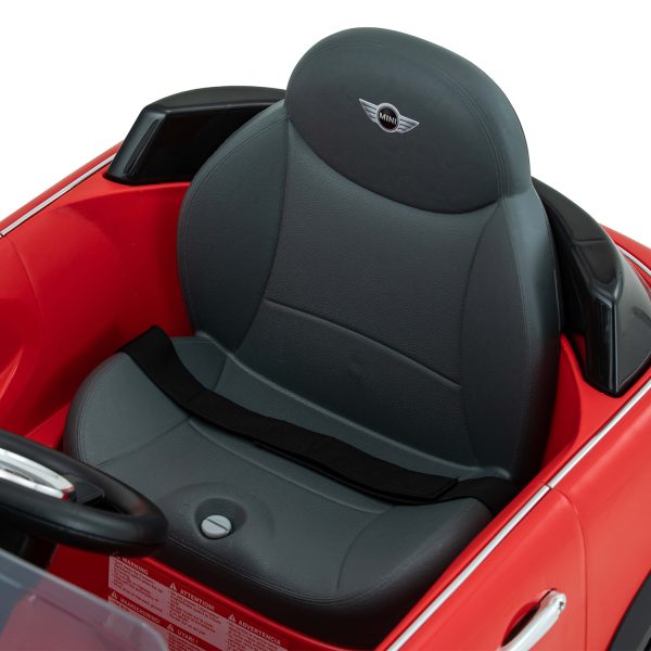 MINI COOPER S ROADSTER 6V + RC (RED). Image displaying the seat.