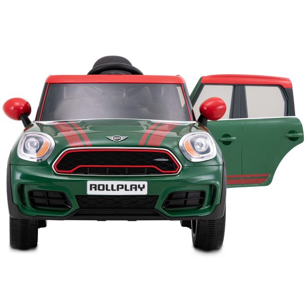 RollPlay - Mini Countryman 12V + RC. Front view with the door open.
